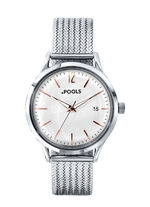 Quartz herenhorloge met metalen kast 