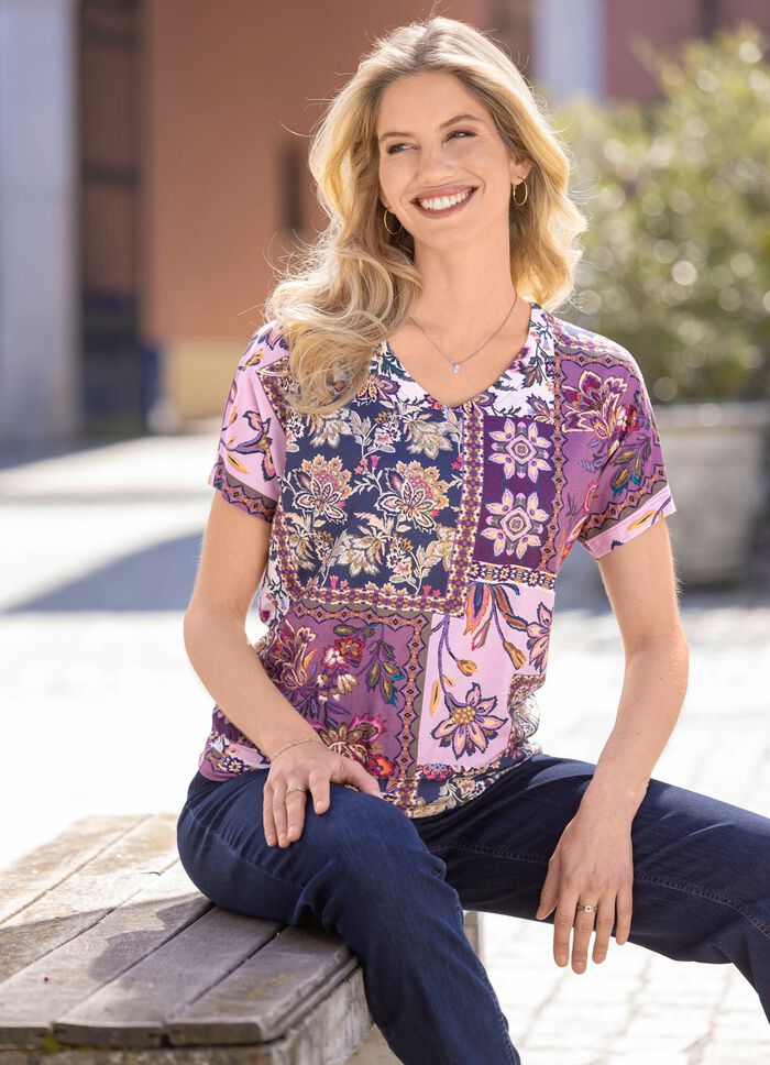 Shirt met bloemenprint 