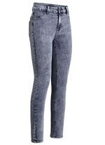 Enkellange, figuurcorrigerende jeans JEANS BLAUW