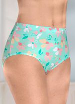 Vierpack slips met een op kleur afgestemd bloemendessin 