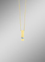 Moderne hanger met ketting 