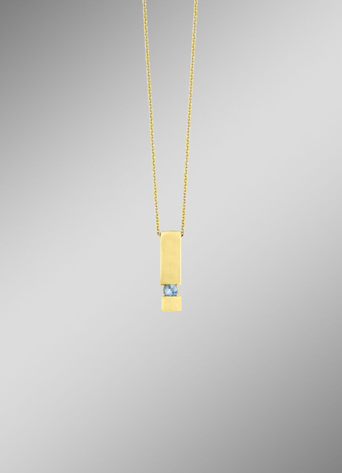 Moderne hanger met ketting 