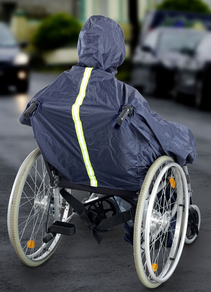 Regencape voor rolstoel 