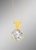 Fonkelende hanger met diamant 