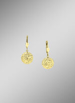 Ronde gouden oorbellen 