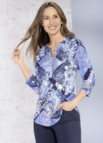 Overhemdtuniek met stolpplooien 