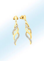 Elegante oorknopjes met diamanten 