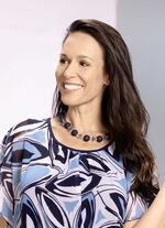 Ketting met gefacetteerde kristalstenen 