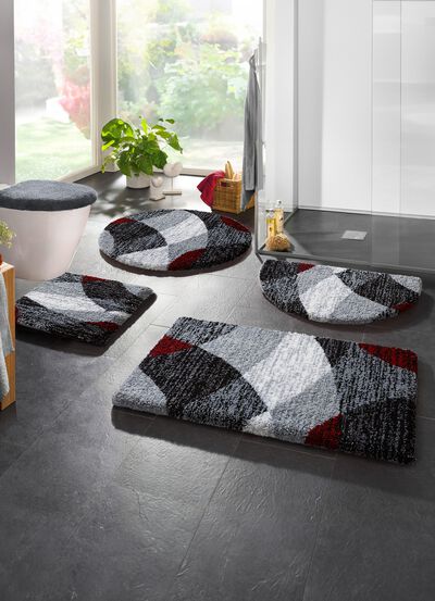 Modern ontworpen badkamerset in supersoft-kwaliteit 