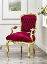 Fauteuil in gebogen vorm 