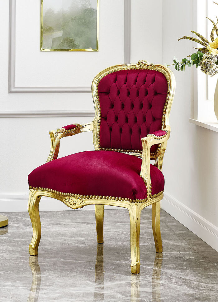 Fauteuil in gebogen vorm 