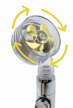 Aquadon EcoTornado douchekop met ingenieus turbine-effect GOLD
