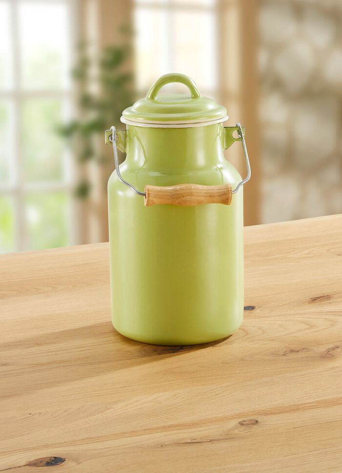 Traditionele Kr&uuml;ger emaille serie Juist van staal emaille 