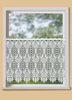 Kort gordijn in macram&eacute;-look 