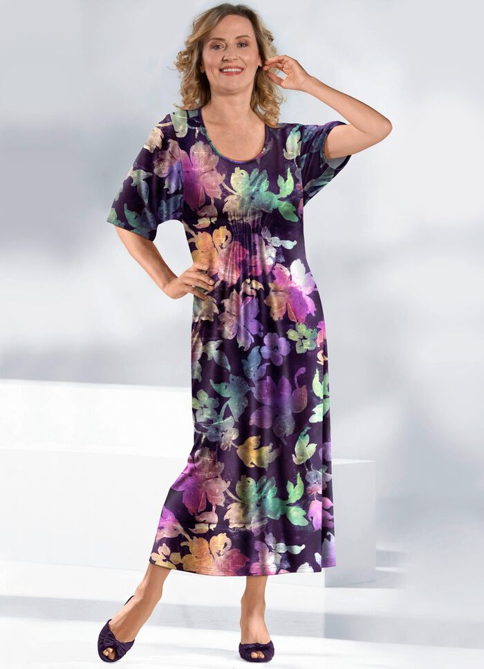 Kaftan met briljant gekleurde inkjetprint 