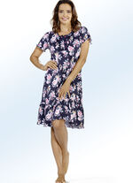 Duopack nachthemden met volanten rand 