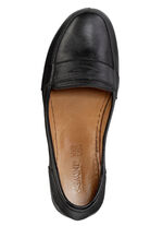 Gemini pumps van deels gekleurd rundnappaleer ZWART