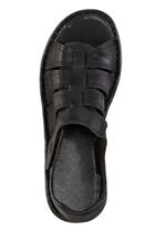 ELENA EDEN sandaal gemaakt van nappaleer met een subtiele gekreukelde structuur 