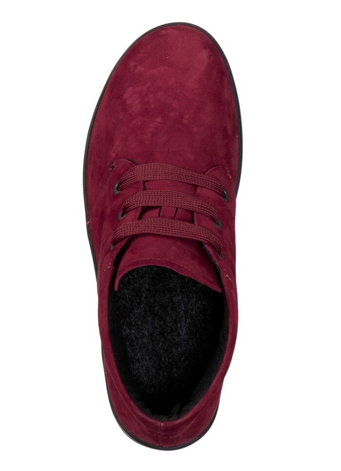 ELENA EDEN, comfortabele dameslaarzen, breedte H, met uitneembaar voetbed BORDEAUX