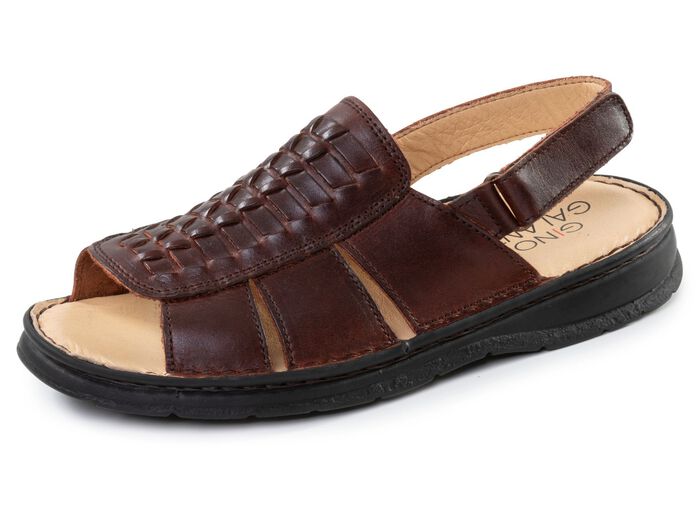 GINO GALANTE, lichte herensandalen, gemaakt van leer 