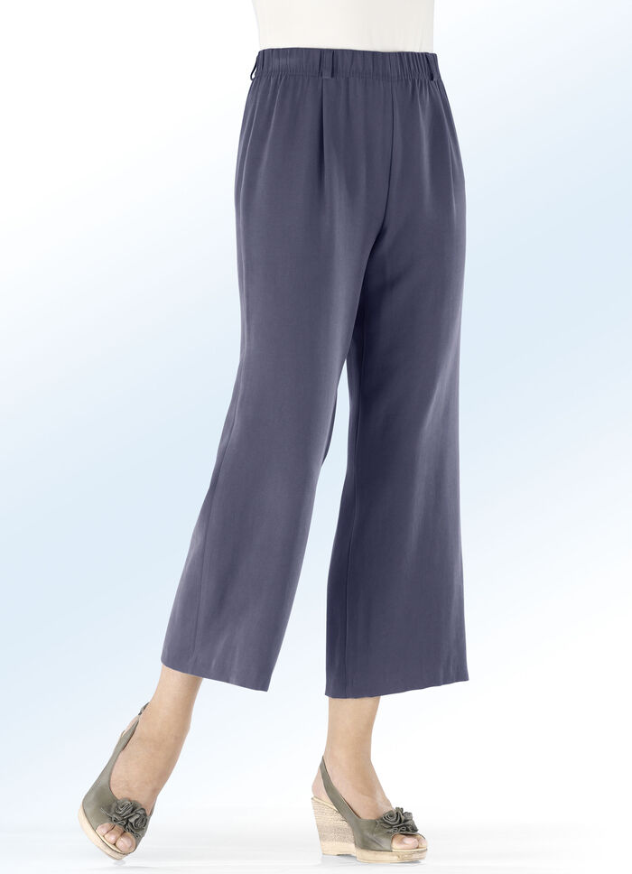 Broek in trendy verkorte lengte MARINE