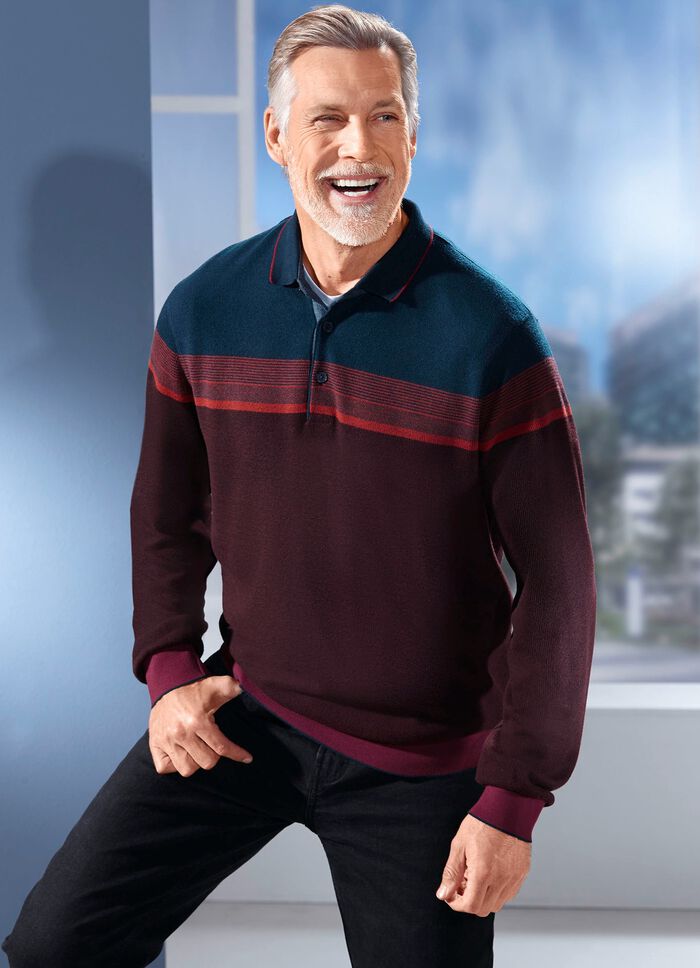 Poloshirt met korte knoopsluiting 