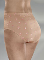 Set van vier slips met bloemdessin 