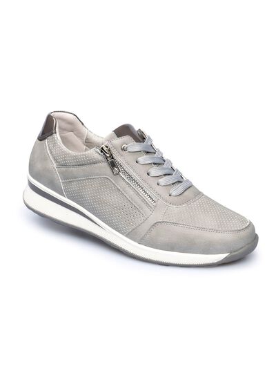 Comfort sneakers met extra imitatiebont binnenzool 