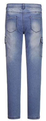 Trendy jeans met 8 zakken in 2 kleuren LICHTBLAUW