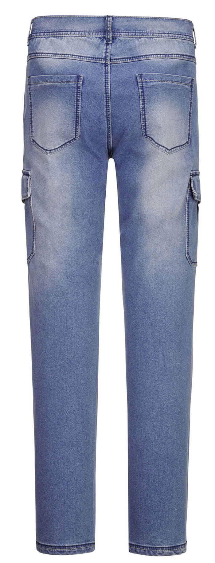Trendy jeans met 8 zakken in 2 kleuren LICHTBLAUW