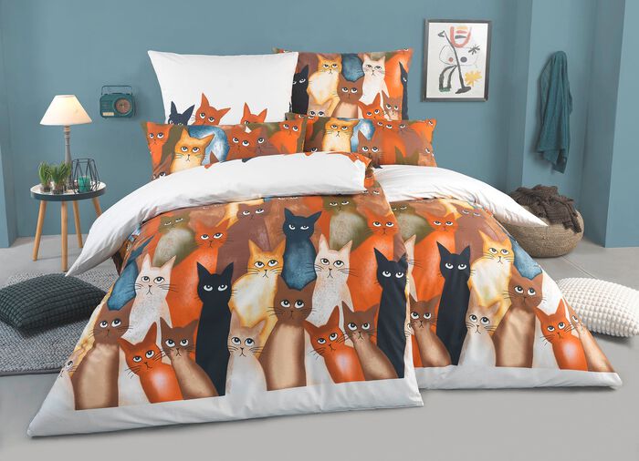 Dubbelzijdig bedrukt beddengoedset 