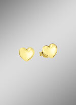 Tijdloos elegante hartoorbellen van 925 zilver 