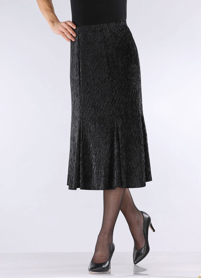 Elegante glinsterende paneelrok 