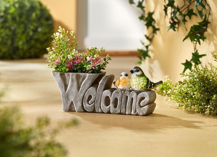 Polyresin plantenpot 