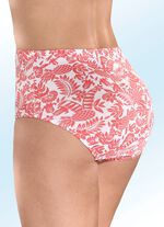 Set van vijf slips met een gedrukt ontwerp 