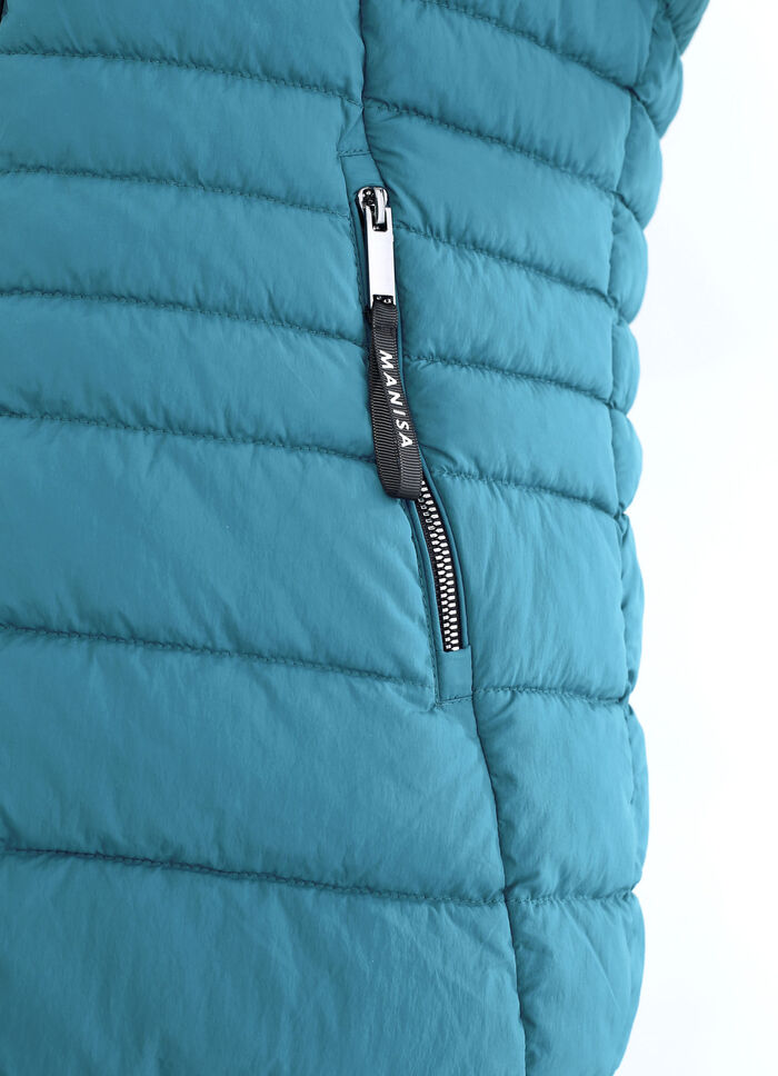 Functionele jas met afneembare capuchon 