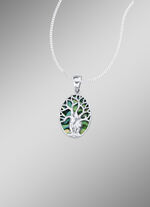 Hanger met ankerketting en levensboommotief 