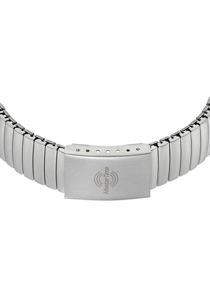 Master Time radiogestuurd dameshorloge met roestvrijstalen trekkoord 