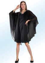 Jurk met fonkelende edelsteen- en pareldecoratie 