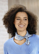 Nicki sjaal met stropdas-ontwerp 