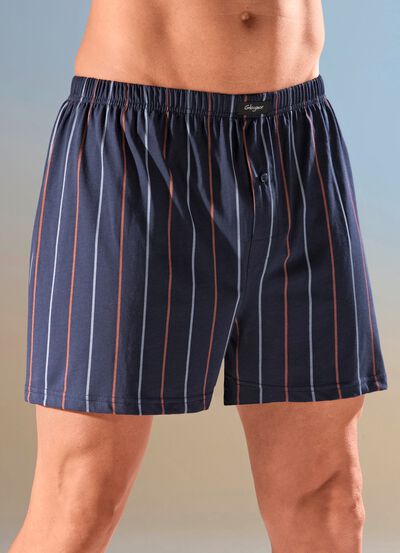 Vierpack boxershorts met knoopsluiting 