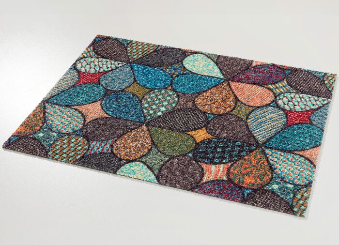 Deurmat met vinyl achterkant 