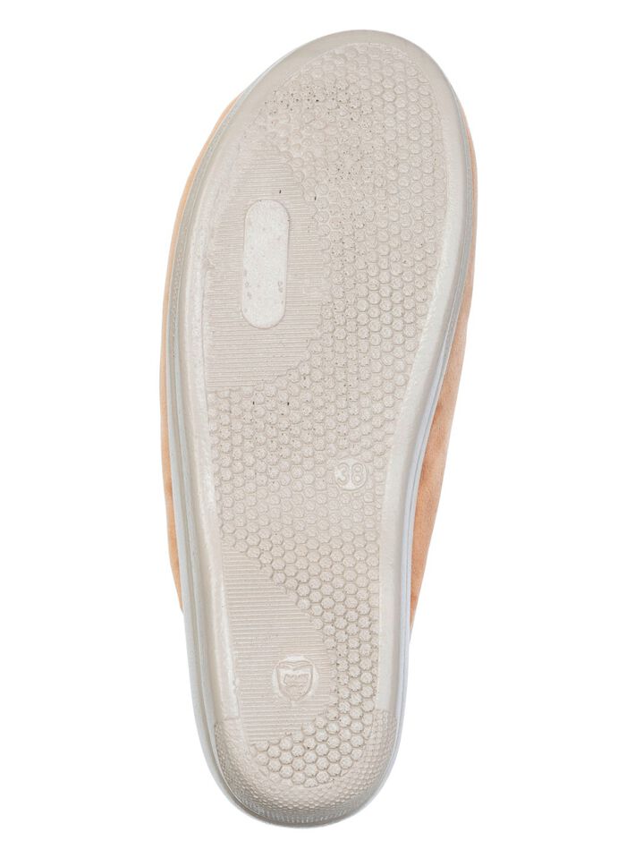 Tweepack klassieke damespantoffels, breedte G, met fonkelende strass-steentjes 