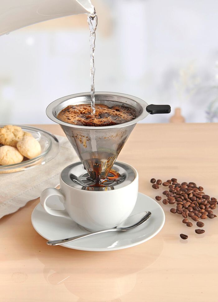 roestvrijstalen permanente koffiefilter 