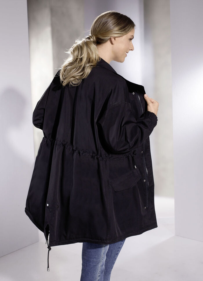 Korte jas met een casual snit 