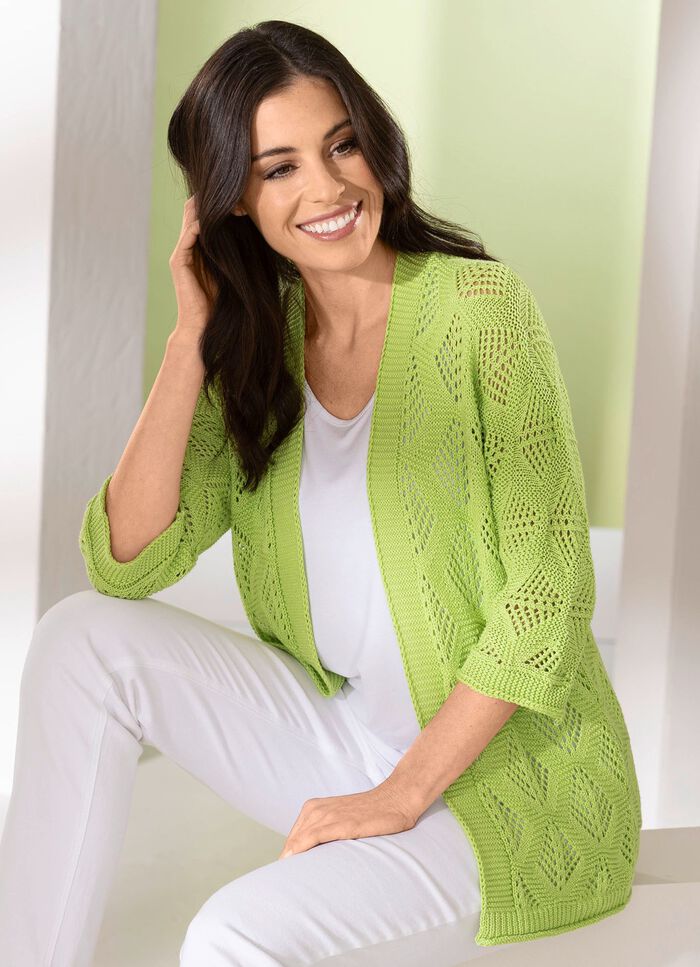 Vest in een mix van patronen 