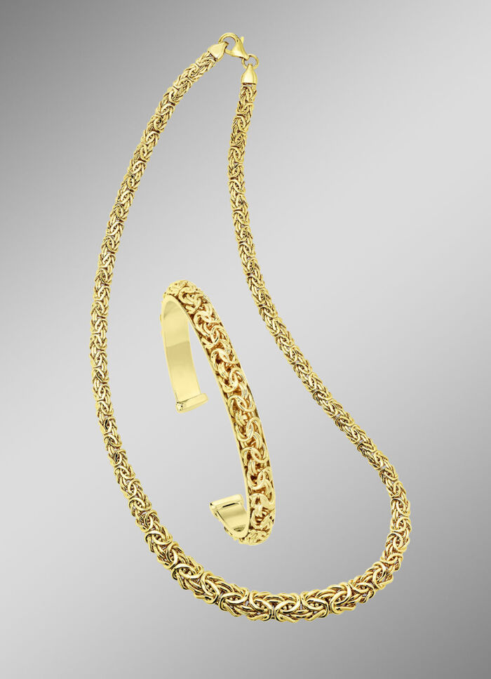 Vergulde koningskettingset 