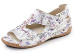 Waldl&auml;ufer, comfortabele damessandalen, breedte H, met uitneembaar voetbed ECRU-BUNT