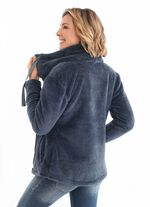 Kort jasje in 2 kleuren ANTRACIET