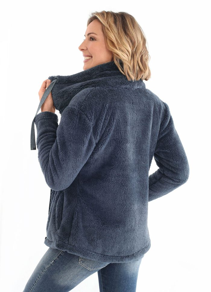 Kort jasje in 2 kleuren ANTRACIET